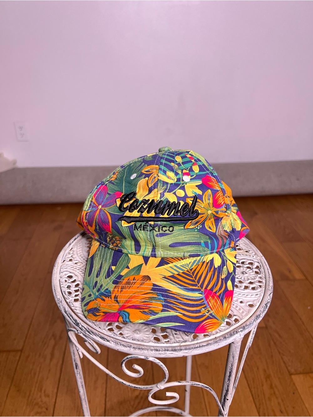 Men’s Tropical Floral Baseball Cap - Multicolor
